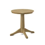 Build Your Own Pedestal Table w/30"H Small Transitional Pedestal - Image 12