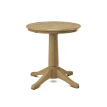 Build Your Own Pedestal Table w/30"H Small Transitional Pedestal - Image 27