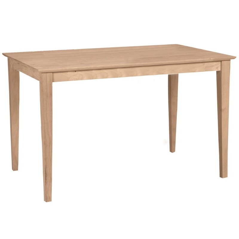 30 x 42" Rectangle Table Top w/30" Shaker Legs - T-30S