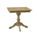 Build Your Own Pedestal Table w/ 36" Square Tabletop w/ Reverse Bevel Edge - Image 31