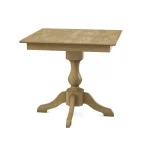 Build Your Own Pedestal Table w/ 36" Square Tabletop w/ Reverse Bevel Edge - Image 33