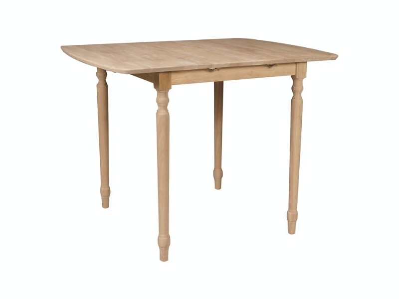 Butterfly Leaf Table Top w/ 36" Turned Legs - T-3636XBT