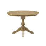 Build Your Own Pedestal Table w/ 36 x 48" Extension Tabletop w/Half Bullnose Edge - Image 23