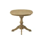Build Your Own Pedestal Table w/ 36 x 48" Extension Tabletop w/Half Bullnose Edge - Image 32