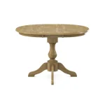 Build Your Own Pedestal Table w/ 36 x 48" Extension Tabletop w/Half Bullnose Edge - Image 5