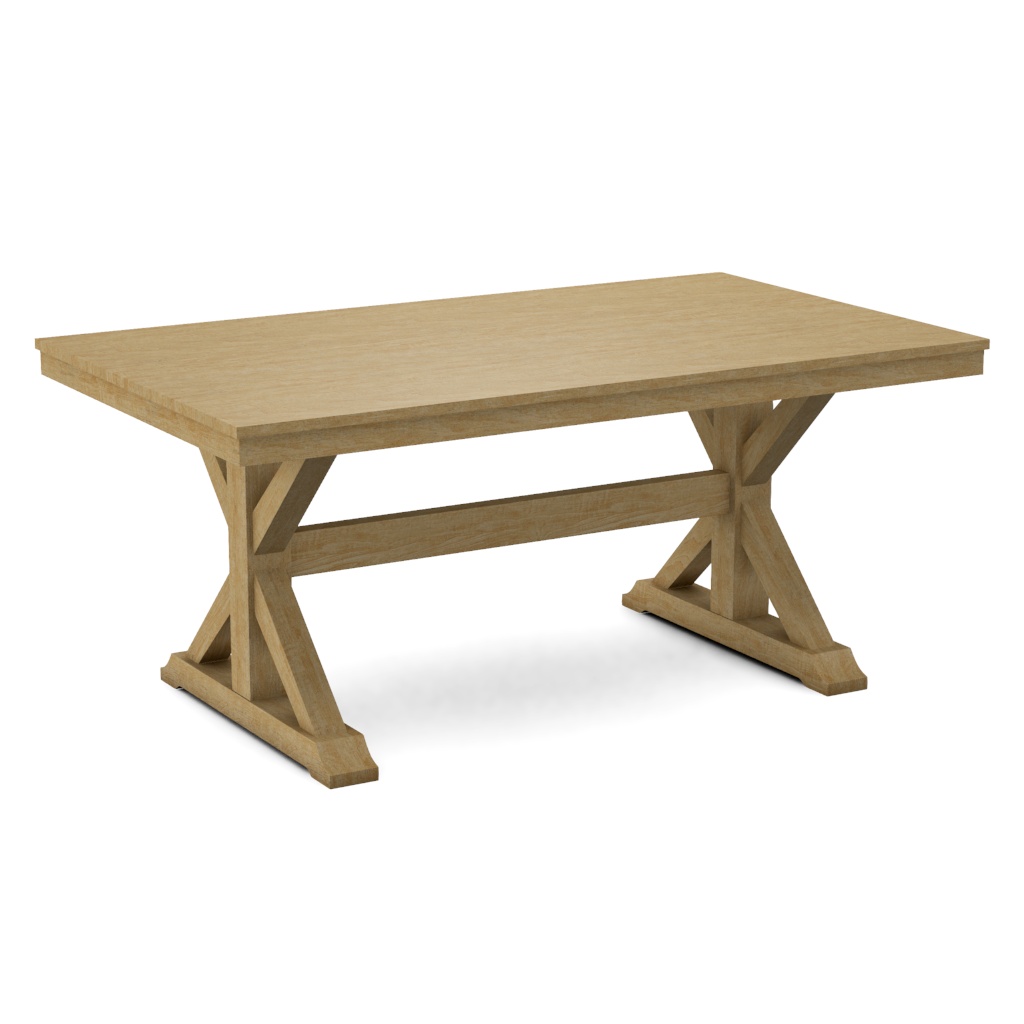 Canyon Trestle Table Top & Base - T-4068B