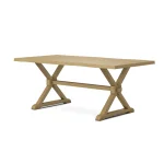 Farmhouse Live Edge Table Top w/ Farmhouse Trestle Base - T-4074A - Image 27