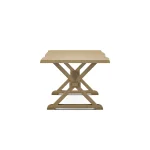 Farmhouse Live Edge Table Top w/ Farmhouse Trestle Base - T-4074A - Image 32