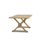 Farmhouse Live Edge Table Top w/ Farmhouse Trestle Base - T-4074A - Image 33