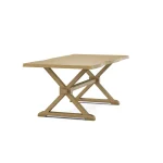 Farmhouse Live Edge Table Top w/ Farmhouse Trestle Base - T-4074A - Image 34