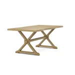 Farmhouse Live Edge Table Top w/ Farmhouse Trestle Base - T-4074A - Image 35