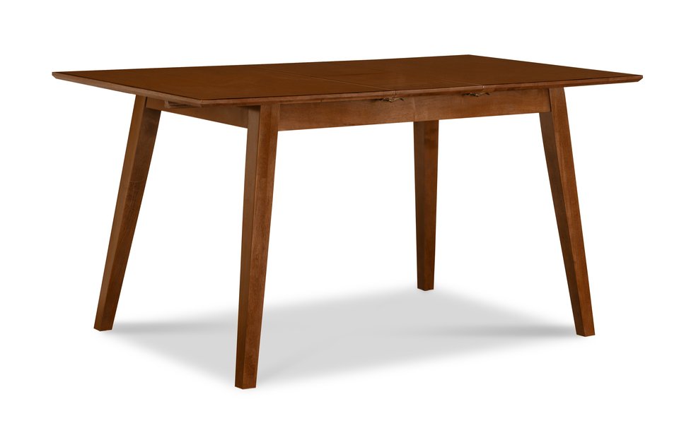 Dining Essentials - Mid-Century Modern Extension Table in Bourbon Oak