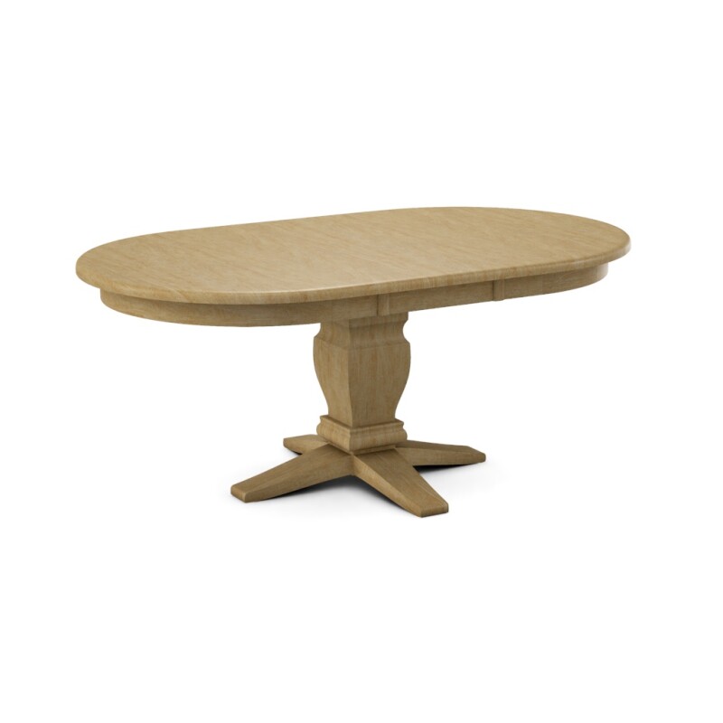 Build Your Own Pedestal Table w/42" x 72" Butterfly Leaf Extension Tabletop w/ Half Bullnose Edge