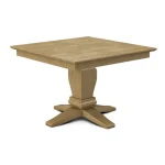 Build Your Own Pedestal Table w/42" Square Top w. Reverse Bevel Edge - Image 19