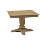 Build Your Own Pedestal Table w/42" Square Top w. Reverse Bevel Edge - Image 22