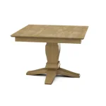 Build Your Own Pedestal Table w/42" Square Top w. Reverse Bevel Edge - Image 33
