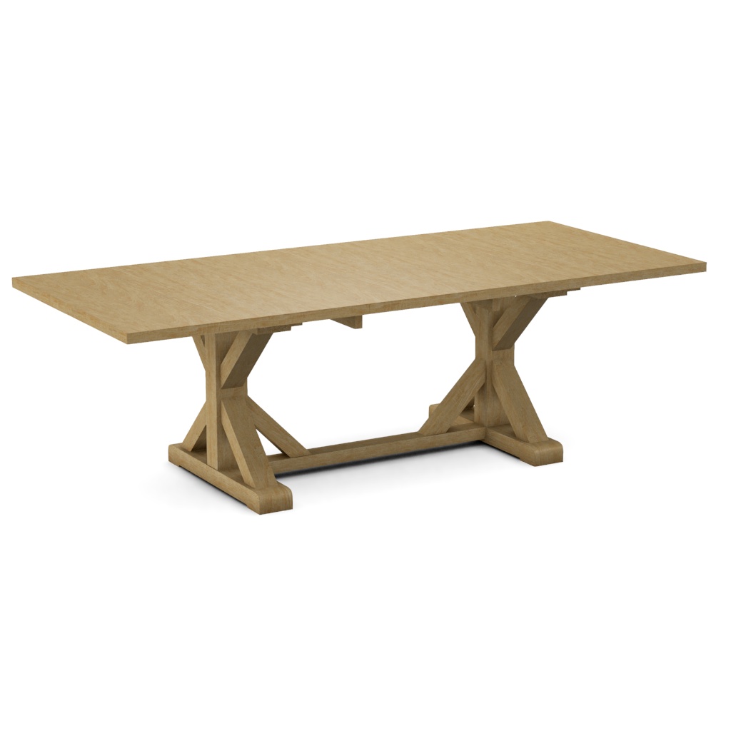 Sierra Trestle Table Top & Base - T-4272XXB
