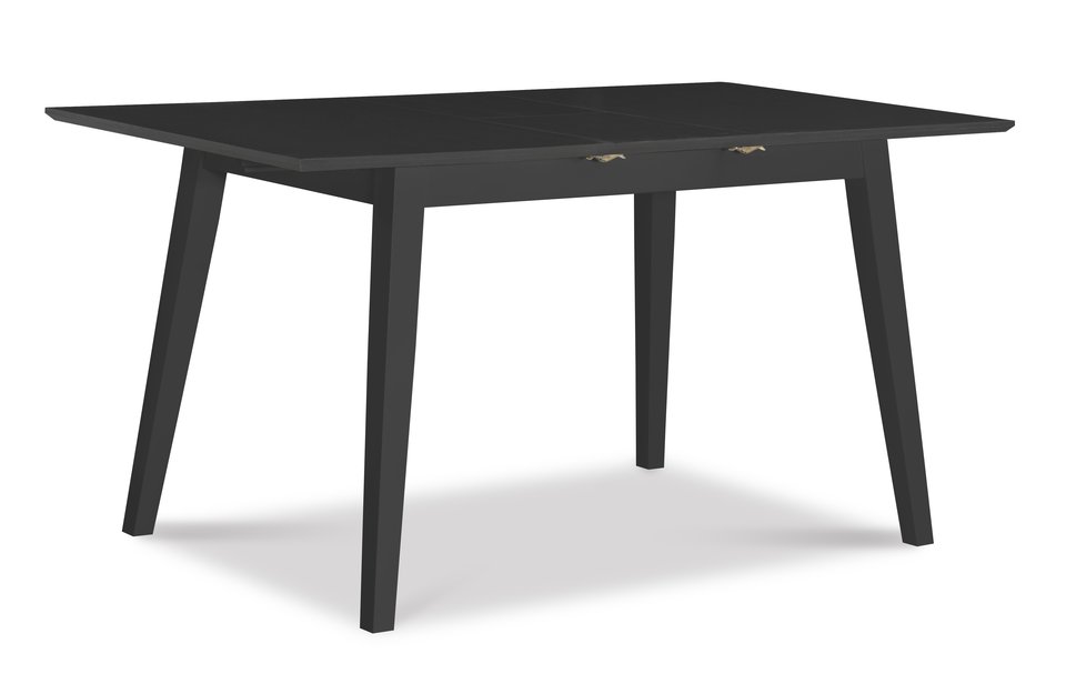 Dining Essentials - Mid-Century Modern Extension Table in Black