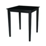 Dining Essentials - 30'' Square Table w/ 36''H Shaker Legs in Black - T46-36S - Image 4