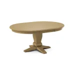 Build Your Own Pedestal Table w/ 48" x 66" Butterfly Leaf Extension Tabletop w/Half Bullnose Edge - Image 3