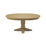 Build Your Own Pedestal Table w/ 48" x 66" Butterfly Leaf Extension Tabletop w/Half Bullnose Edge - Image 9