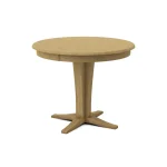 Build Your Own Pedestal Table w/ 30"H Verano Pedestal for Solid Tops - Image 14