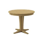 Build Your Own Pedestal Table w/ 30"H Verano Pedestal for Solid Tops - Image 18