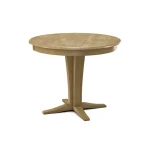 Build Your Own Pedestal Table w/ 30"H Verano Pedestal for Solid Tops - Image 21