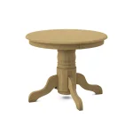 Build Your Own Pedestal Table w/ 30"H Turned Pedestal for Solid Tops - Image 4