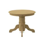 Build Your Own Pedestal Table w/ 30"H Turned Pedestal for Solid Tops - Image 8