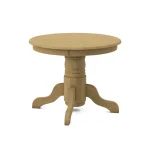 Build Your Own Pedestal Table w/ 30"H Turned Pedestal for Solid Tops - Image 10