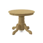 Build Your Own Pedestal Table w/ 30"H Turned Pedestal for Solid Tops - Image 16