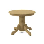 Build Your Own Pedestal Table w/ 30"H Turned Pedestal for Solid Tops - Image 18