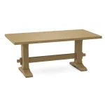 Trestle Solid Table Top w/ Trestle Table Base - T-7236T - Image 3