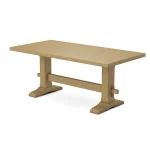 Trestle Solid Table Top w/ Trestle Table Base - T-7236T - Image 9