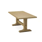 Trestle Solid Table Top w/ Trestle Table Base - T-7236T - Image 12