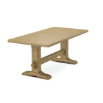 Trestle Solid Table Top w/ Trestle Table Base - T-7236T - Image 17