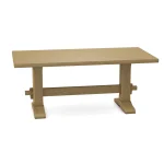 Trestle Solid Table Top w/ Trestle Table Base - T-7236T - Image 22