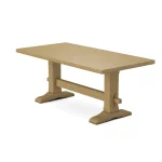 Trestle Solid Table Top w/ Trestle Table Base - T-7236T - Image 28
