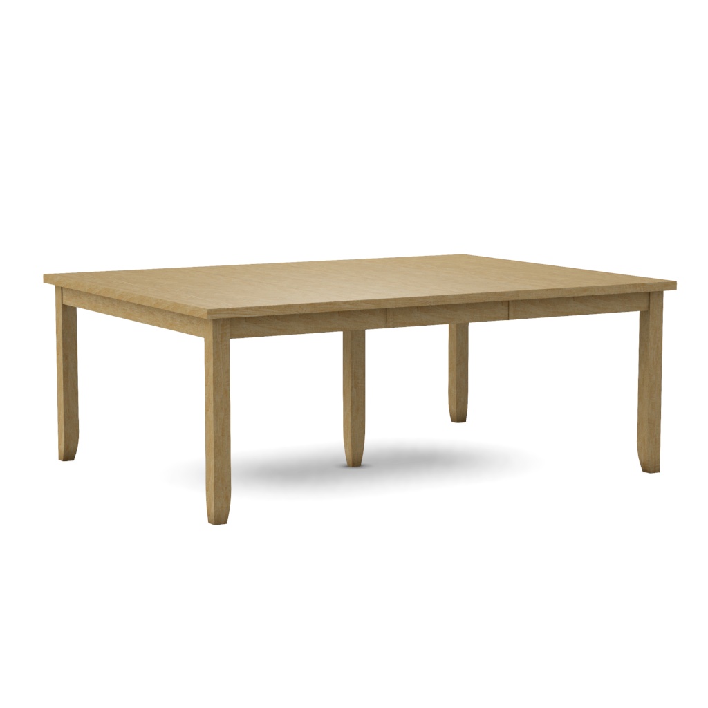 Butterfly Leaf Table Top w/ 30" Thick Shaker Legs (Set of 5) - T-73B