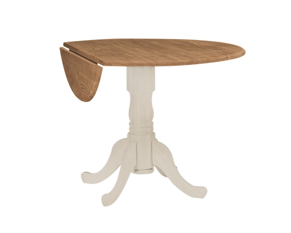Dining Essentials - 42" Traditional Dropleaf Table in Hickory and Shell