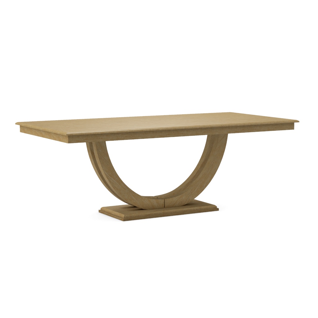 Portico Solid Table Top w/ Coronado Table Base - T-8440STB