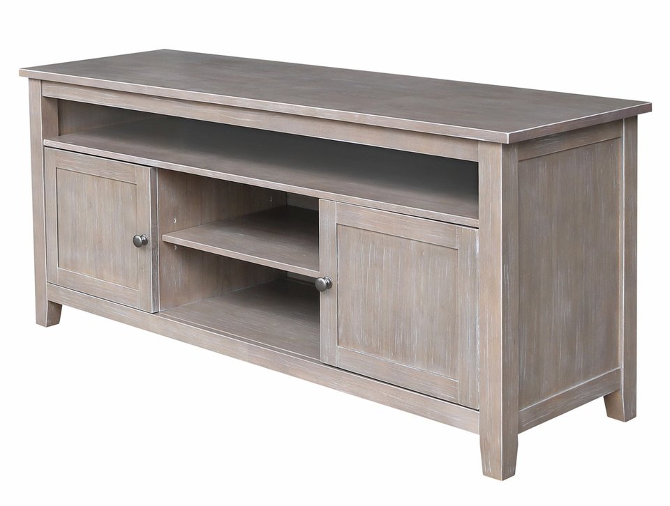 Destinations Collection - Sturbridge TV Stand in Taupe Gray
