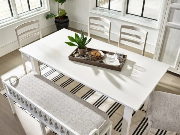 Modern Farmhouse Finn Dining Bench - Image 4