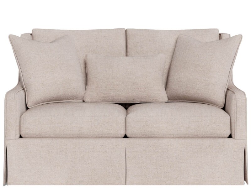 Hudson Skirted Loveseat - Special Order