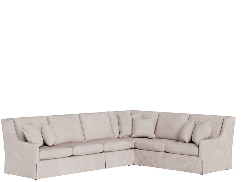 Hudson Skirted Sectional -Special Order