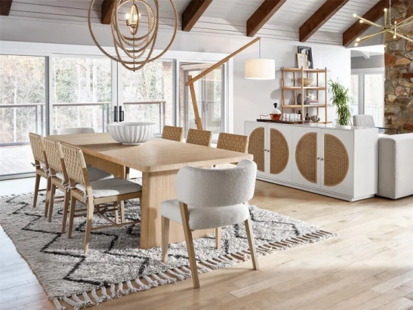 Modern Nomad Dining Table - Image 4
