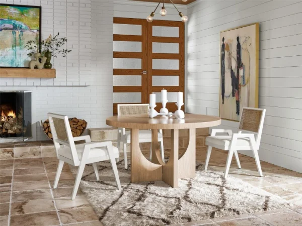 Modern Callon Round Dining Table - Image 3