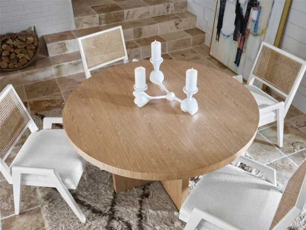 Modern Callon Round Dining Table - Image 5