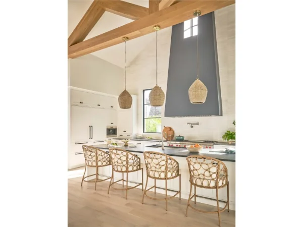 Weekender Coastal Living Home Collection Pebble Counter Chair - Image 3
